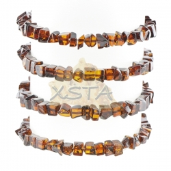 Light cherry amber bracelet polished